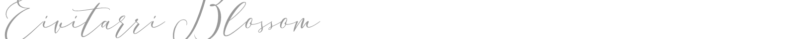Eivitarri Blossom font preview
